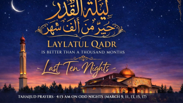 Laylatul Qadr — a night better than a thousand months.