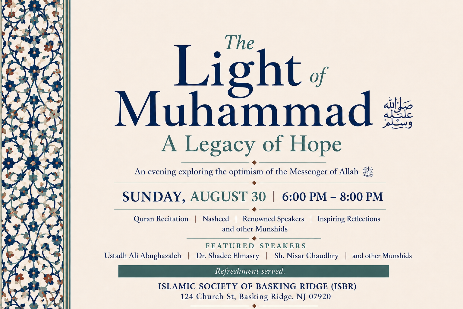 The Light of Muhammad ﷺ: A Legacy of Hope