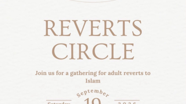 Reverts Circle: A Welcoming Gathering for Adult Reverts